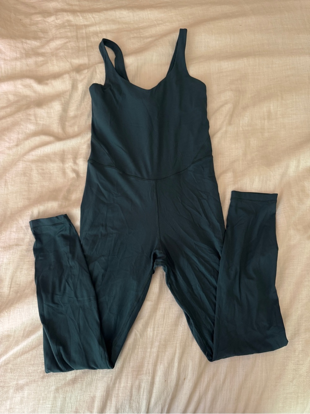 Lululemon Ribbed Align Bodysuit - Size 8/Teal
